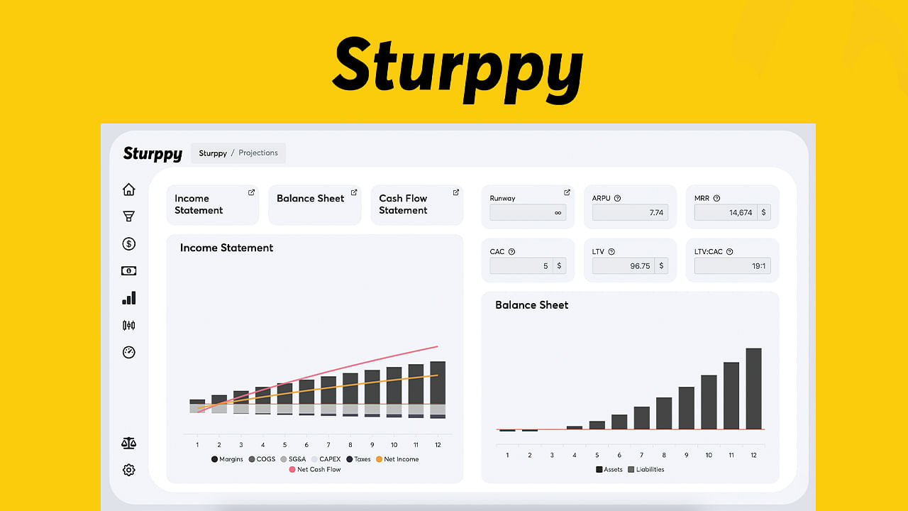 Sturppy – Forecast Your Financial Statements – Lifetime Deal – PANI